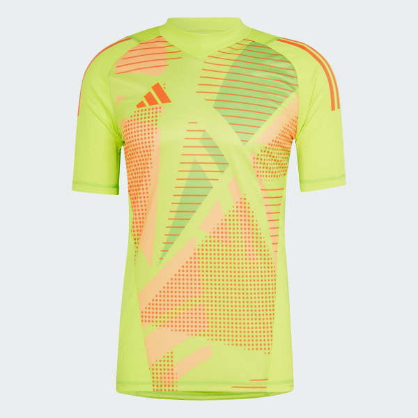 Yellow Tiro 24 Pro Short Sleeve Goalkeeper Jersey