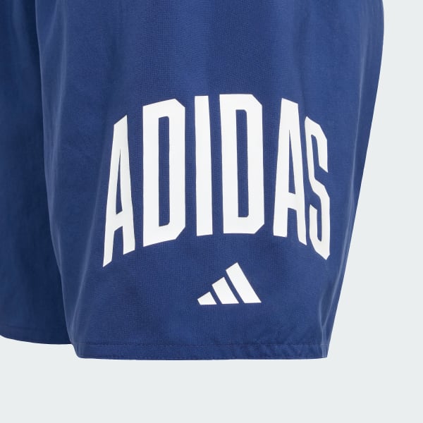 Niebieski Szorty do pływania adidas Sportswear Essentials Logo CLX Kids