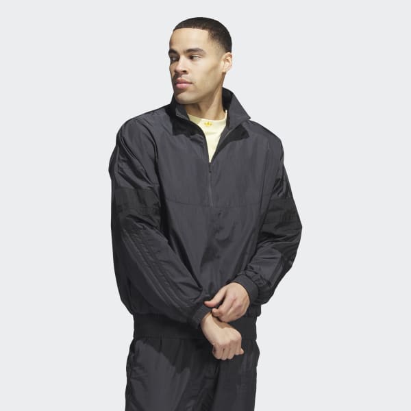 Adidas blocked warm up jacket online