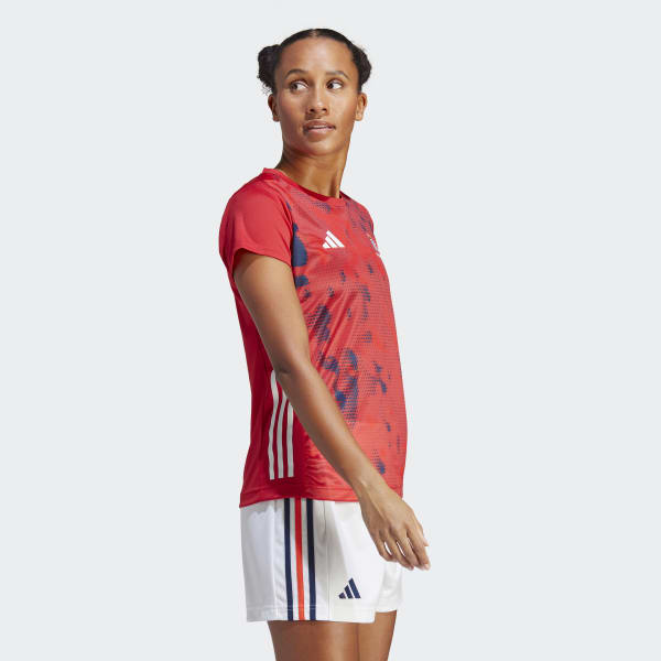 Rouge T-shirt France Handball