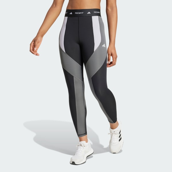 Black TECHFIT 7/8 Colorblock Leggings