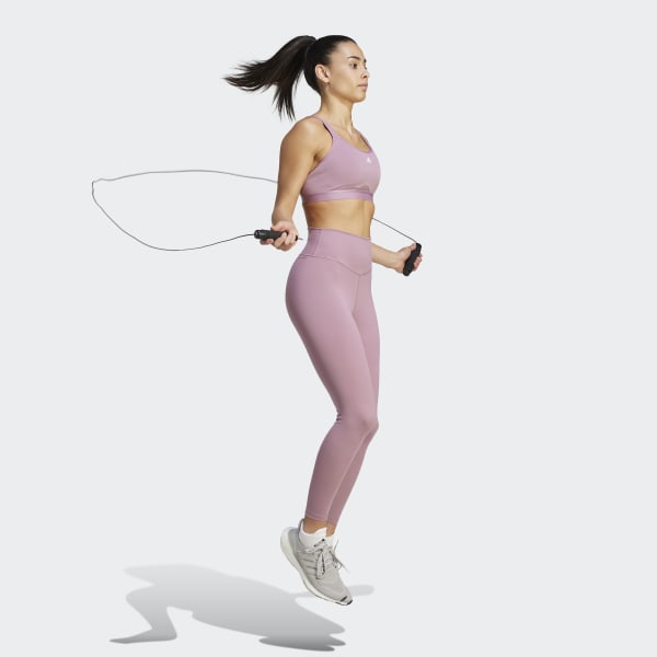 Pink adidas TLRD Move Training High-Support Bra