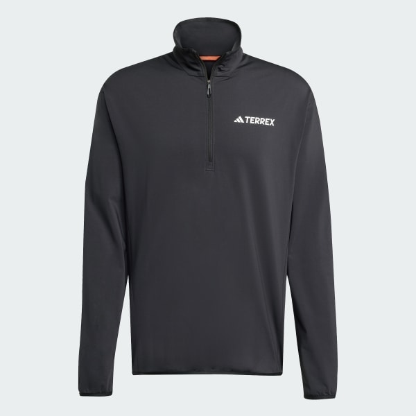 adidas Terrex Multi CLIMAWARM Half-Zip Tech Fleece Jacket - Black