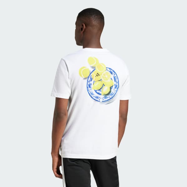 Bianco T-shirt Lounge Still Life Lemons Graphic