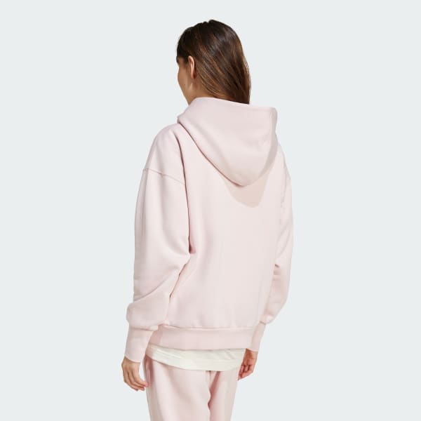 Adidas originals super fleece hoodie pink 2025