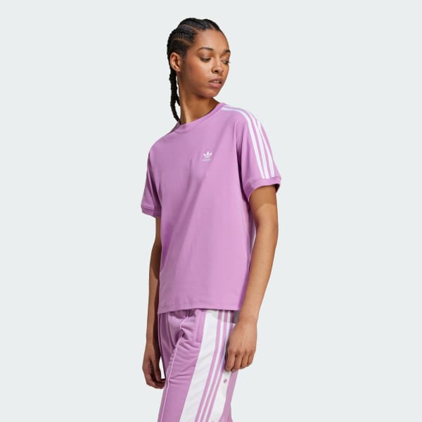 Purple 3-Stripes T-Shirt