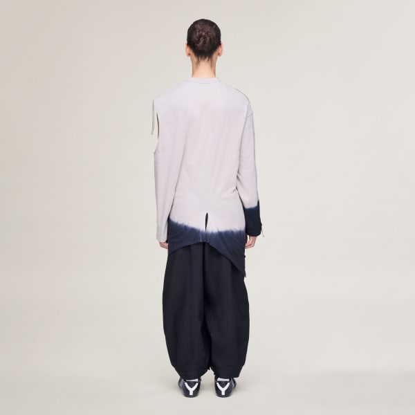 ブラウン Y-3 DIP DYE CINCHED DRAPE TEE