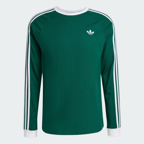 Verde CAMISETA MANGA LARGA 3 STRIPES