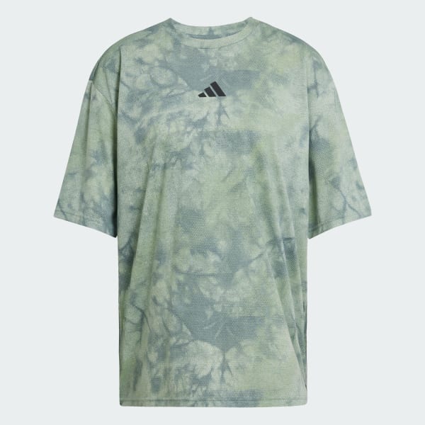 สีเทา เสื้อยืดพิมพ์ลาย Climacool Training Club 24/7