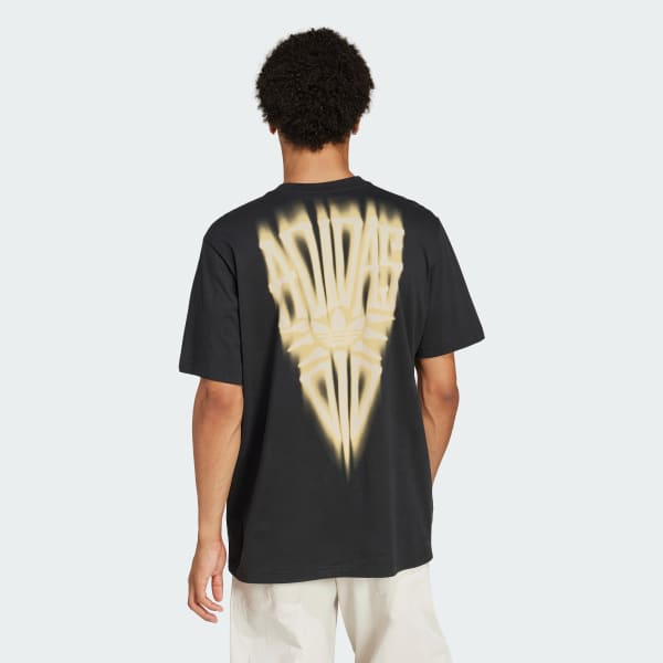 Black Skeleton Back Tee