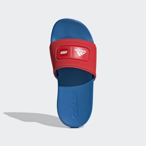 rouge Claquette adidas Adilette Comfort x LEGO®