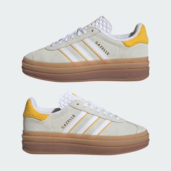 Adidas gazelle womens white and gold new arrivals