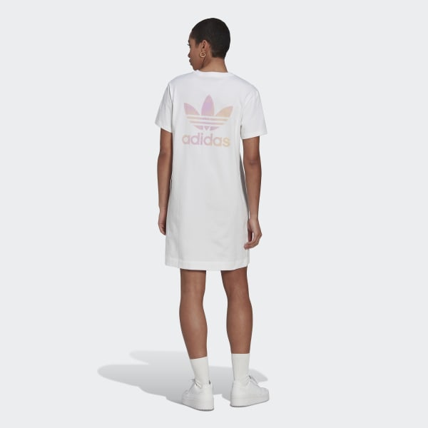 Blanco Vestido Remera
