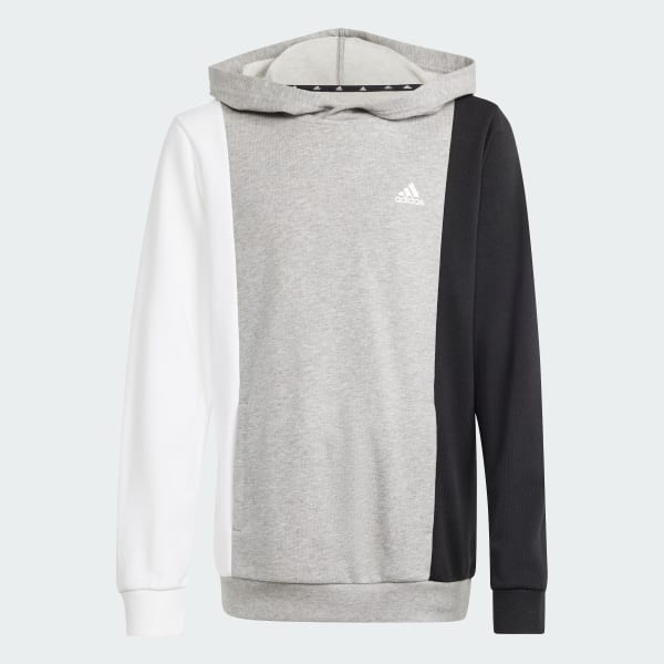 Gris Buzo con capucha Essentials Colorblock Kids