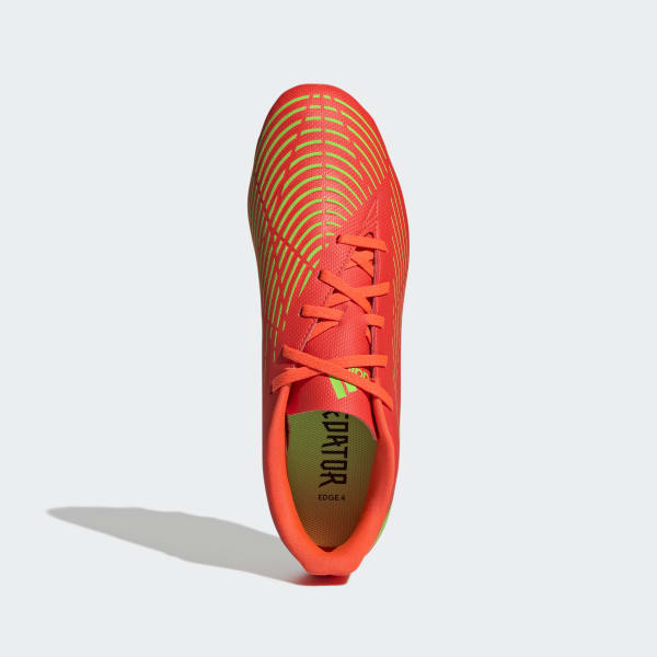 Rojo Calzado de Fútbol Predator Edge.4 Multiterreno