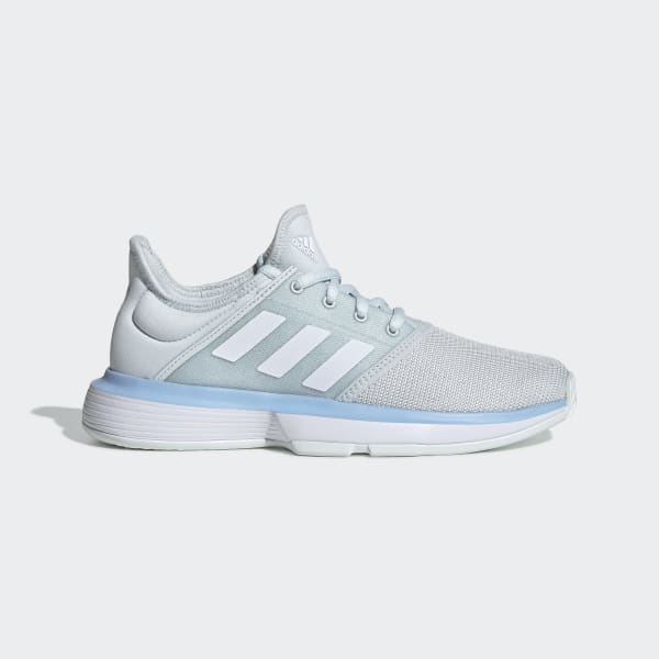 light blue adidas tennis shoes