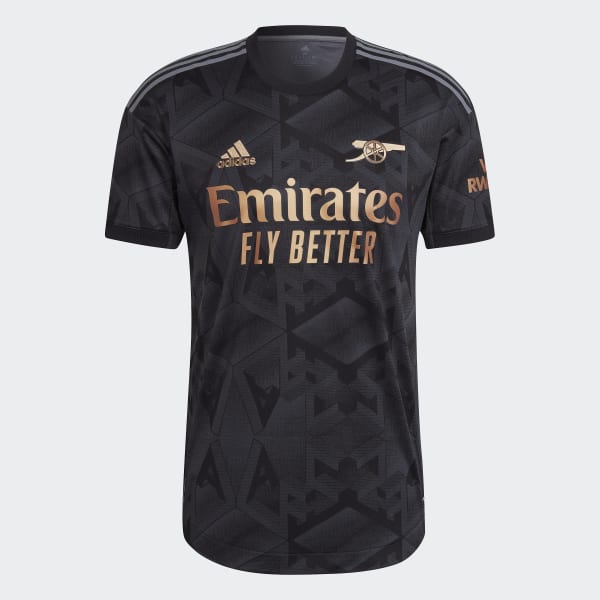 Zwart Arsenal 22/23 Authentiek Uitshirt KPA88