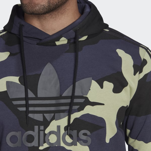 Pantano velocidad administrar adidas Graphics Camo Hoodie - Blue | adidas SA