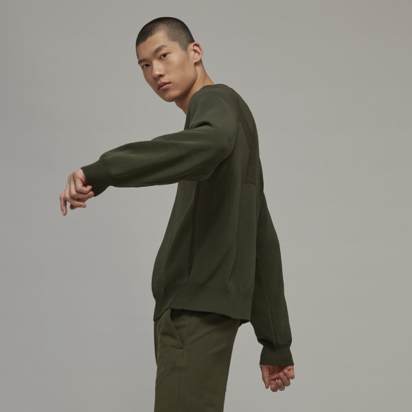 Schwarz Y-3 Classic Knit Sweatshirt AT135