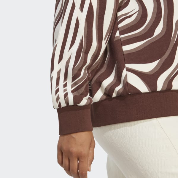 bruin Abstract Allover Animal Print Sweatshirt