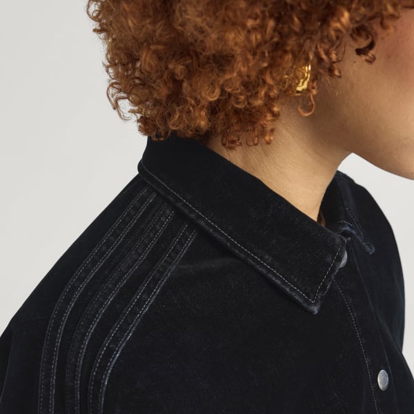 アディダス アディブレイク 起毛ツイル ジャケット - ブラック