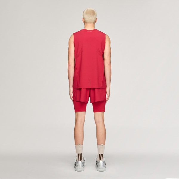 Burgundy adidas x entire studios D4T 트레이닝 탱크