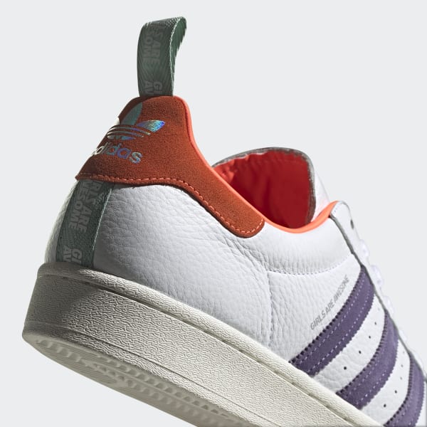 adidas Superstar Girls Are Awesome Shoes - White | adidas US