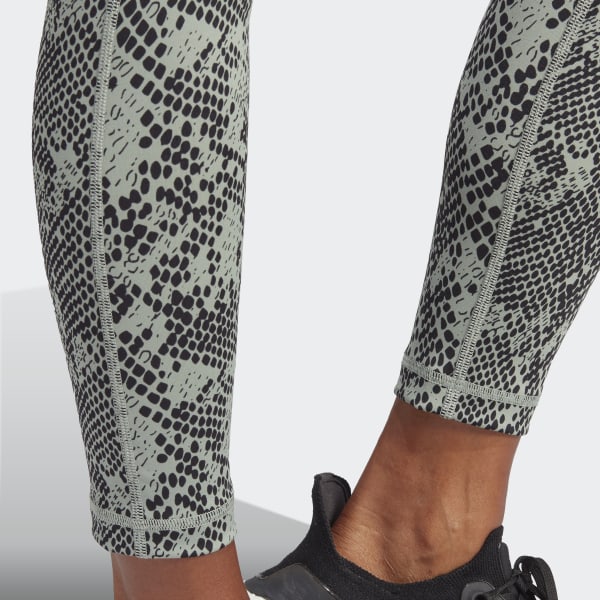 Gron Optime Stash Pocket Training Animal Print 7/8 leggings
