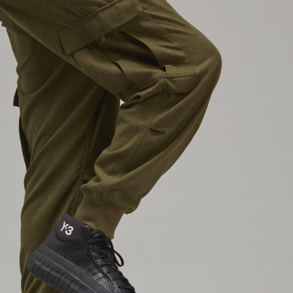 Verde Classic Wool Flannel Cargo Pants DI301