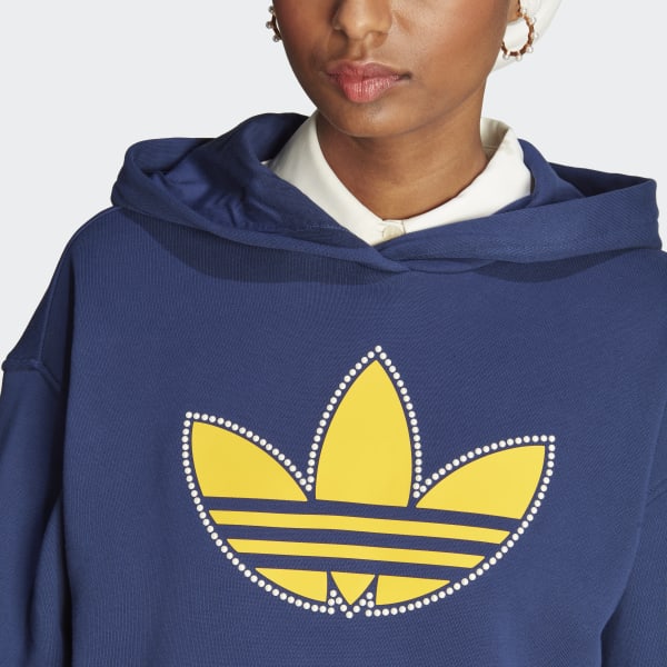 Adidas originals coeeze cropped hoodie clearance