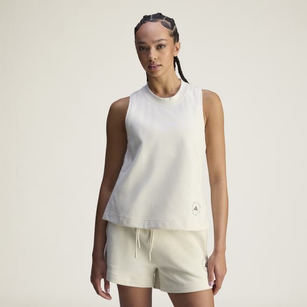 アディダス by Stella McCartney ロゴ タンクトップ 黒M adidas_by_Stella_McCartney_IW9
