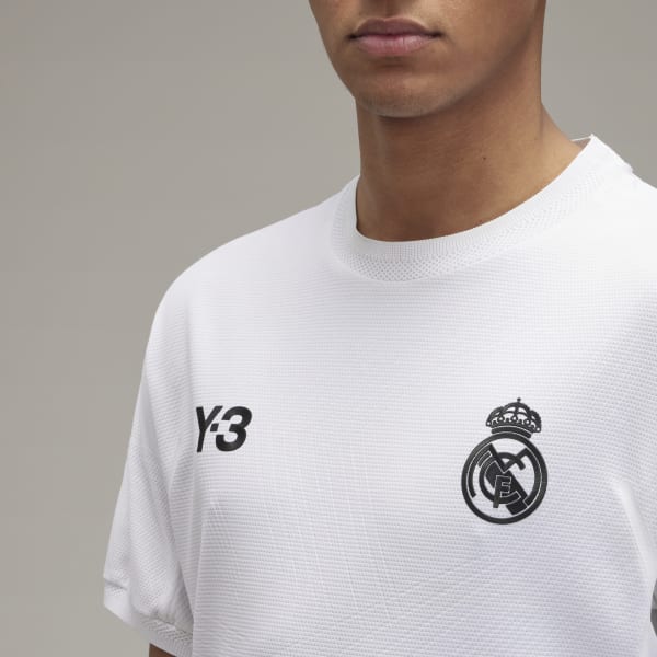 Wit Y-3 Real Madrid Pre-Match Voetbalshirt VS429