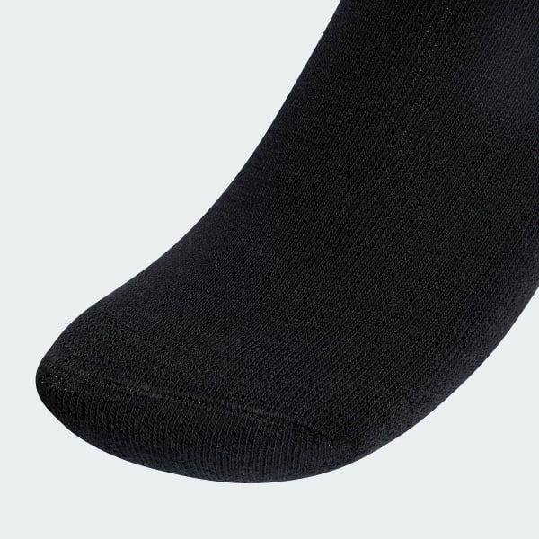 Negro Calcetines Tobilleros 3 Franjas 3 Pares