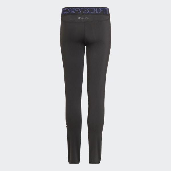 Black Marvel Black Panther Techfit Long Tights