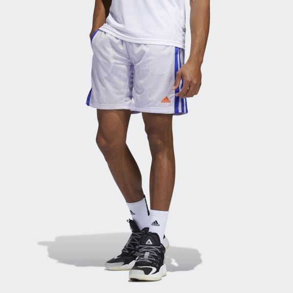 Men's Adidas Legends Shorts - Multi - Small Long