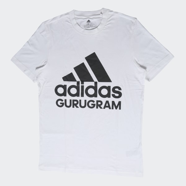 Adidas Sport Performance Gurugram Logo Graphic Tee White Adidas India