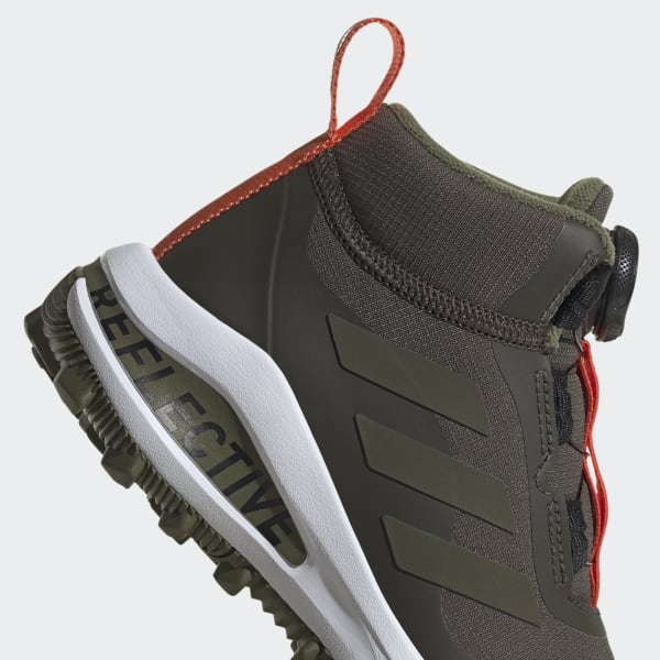 adidas Fortarun All Terrain Cloudfoam Sport Running BOA Lacing Shoes -  Green | adidas UK