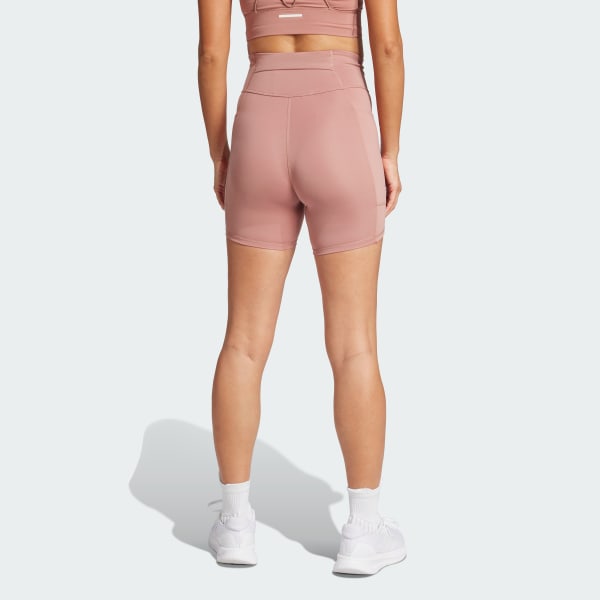 Roze Own the Run Korte Legging