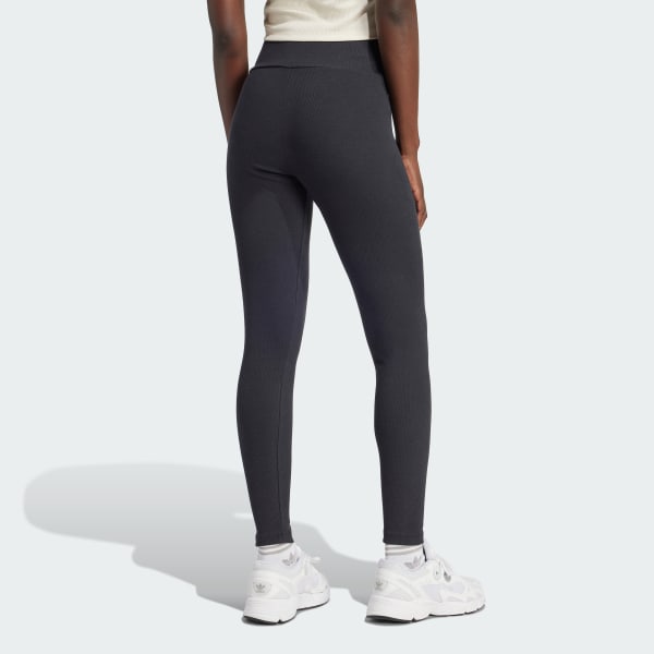 Negro Mallas Essentials High-Waist