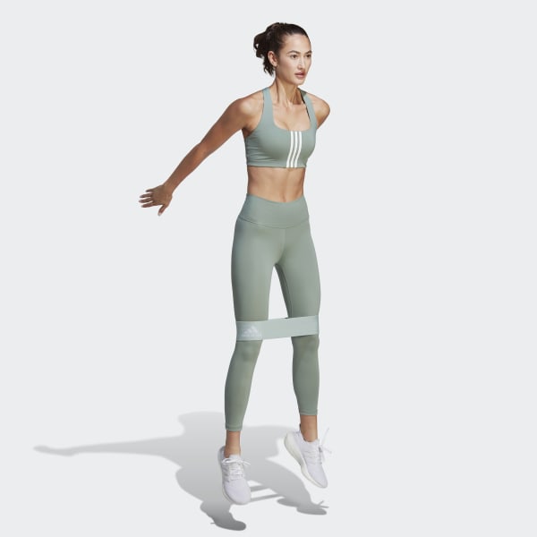 Green Optime Training 7/8 Leggings