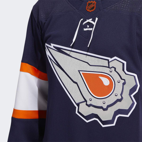 Oilers Authentic Reverse Retro Wordmark Jersey