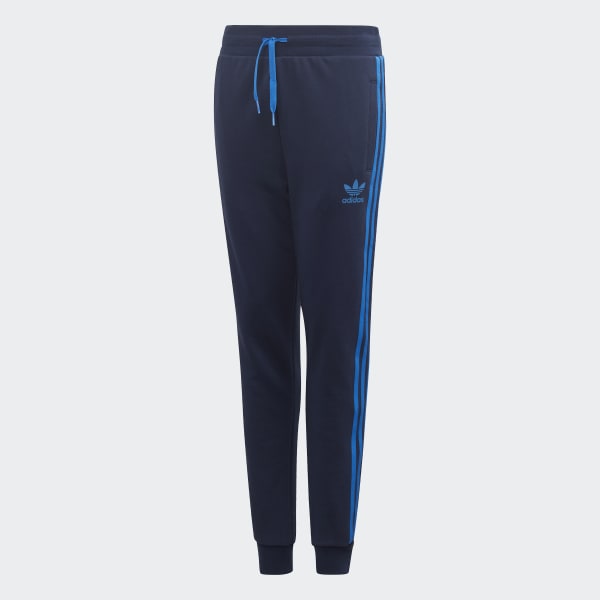 navy blue adidas track pants