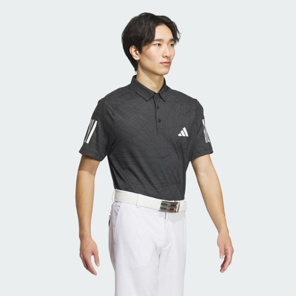 Grey AEROREADY Short Sleeve Graphic Polo Shirt