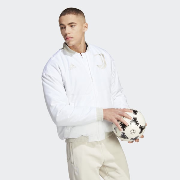 Adidas china sales track jacket white