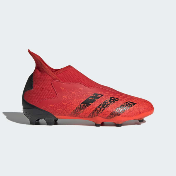Zapatos de Fútbol Predator Sin Cordones Terreno Firme - Rojo adidas | adidas Chile