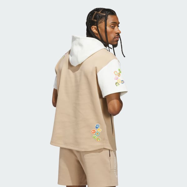 Braun Hispanic Heritage Kurzärmelige Kapuzenjacke (genderneutral)