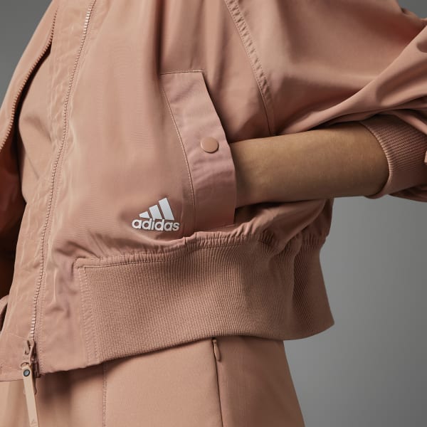 Reductor officieel chocola adidas Collective Power Bomber Jacket - Brown | Women's Lifestyle | adidas  US