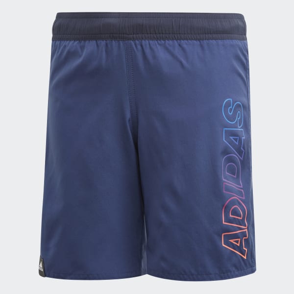 adidas swim shorts blue