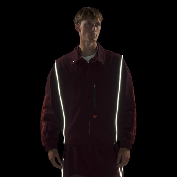 Burgundy wind jacket Venice