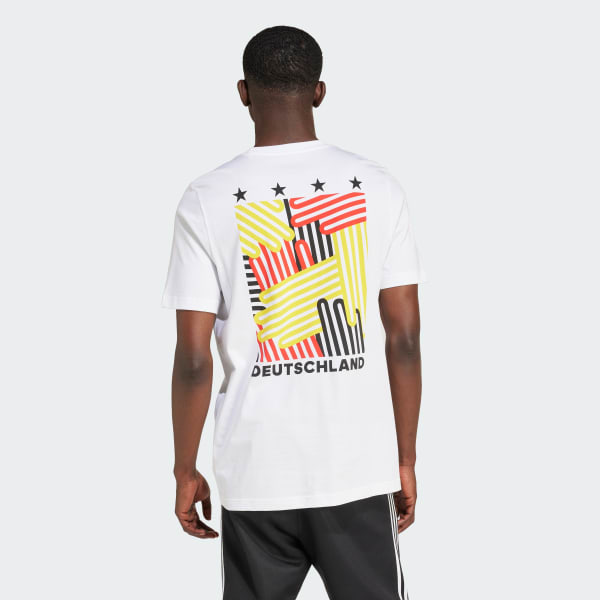 White Germany Football Fan Graphic Tee